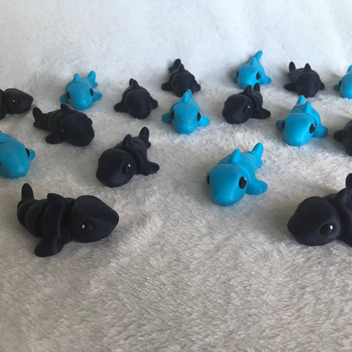 Charles Prints - Vendita all'ingrosso Giocattolo fidget - Bambini - Baby Shark/Giocattolo Fidget articolato/Stampato in 3D/Mobile1