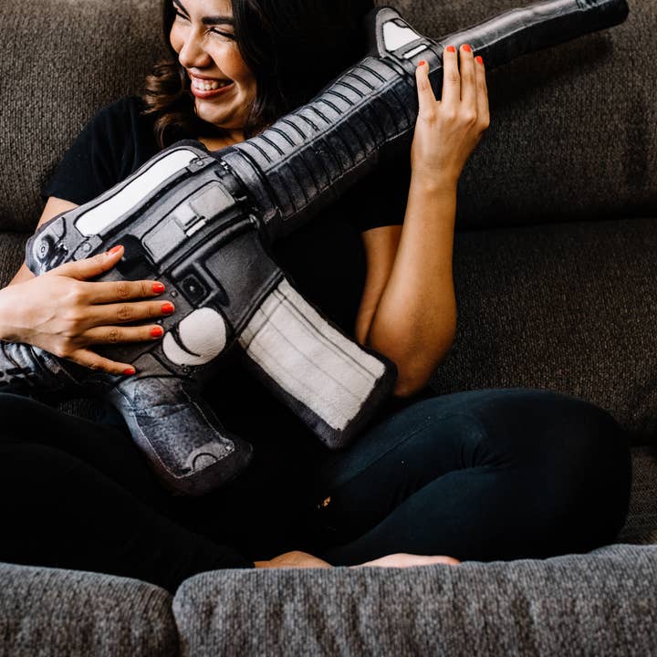 CALIBER GOURMET / CAMPCO - Wholesale Throw/Decorative Pillow - Armalite Rifle Pillow4