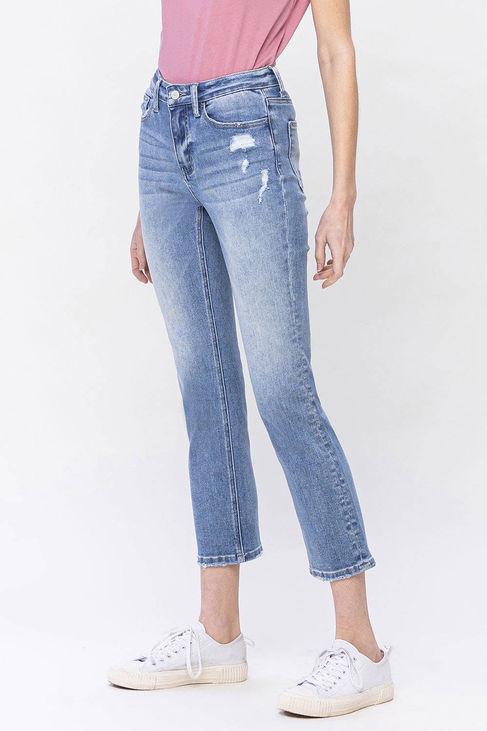 PERSEVERANZA JEANS DRITTI SLIM A VITA ALTA LV1140 in vendita all'ingrosso su Faire2