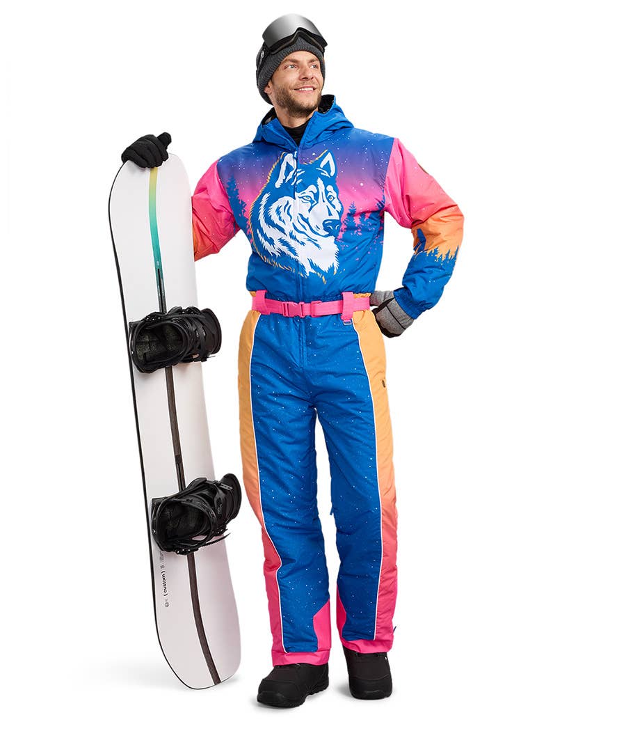 Tipsy Elves - Wholesale Ski Suit - Men's - Trail Howler Men's Ski Suit – Winter Wolf Snow Suit2