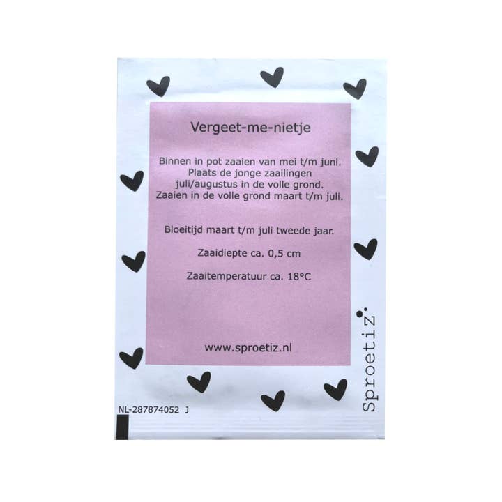 Sproetiz - Wholesale Plant Seeds - Bag of flower seeds - forget-me-nots - Dearest Teacher