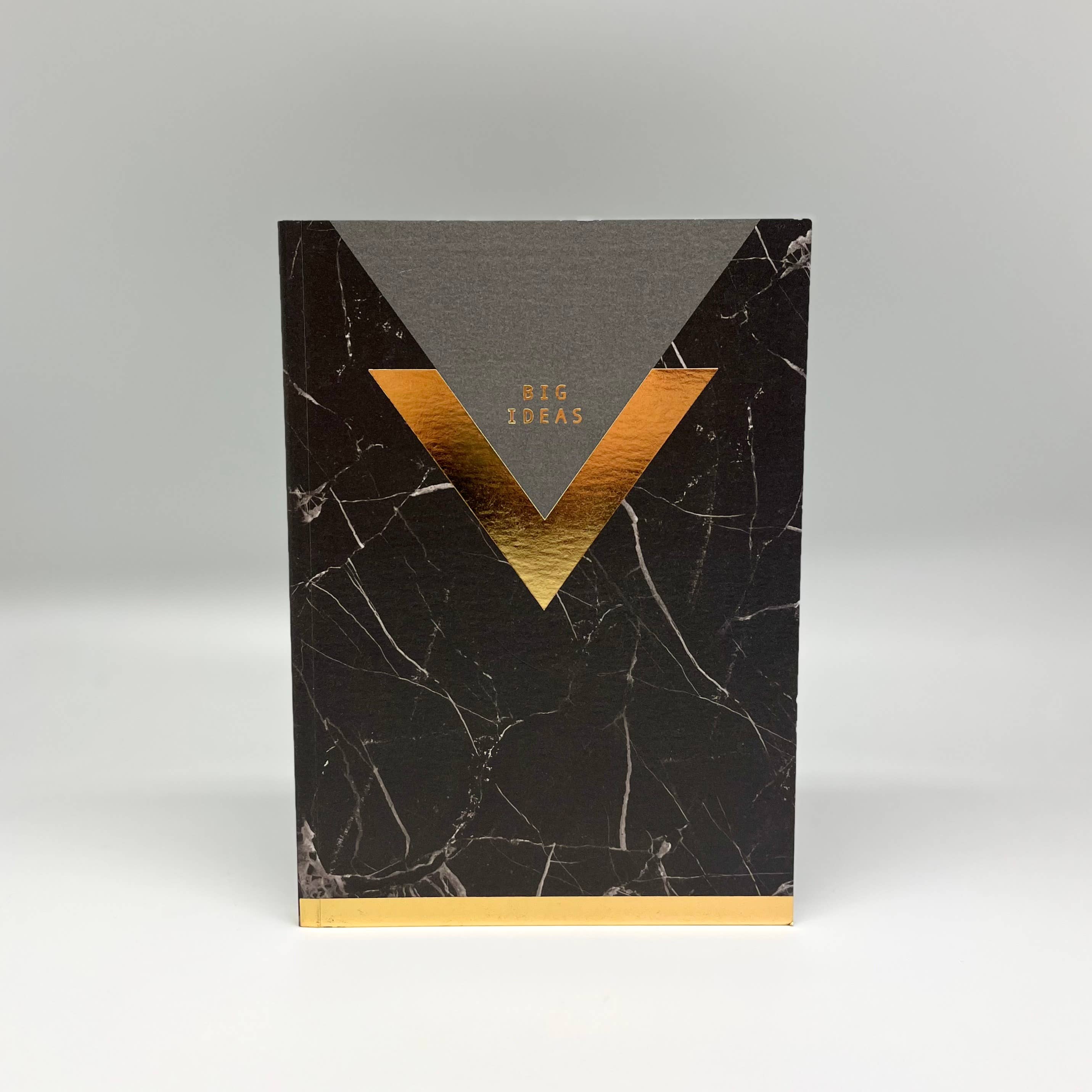 The Great British Card Company (GBCC) Ltd – wholesale Notebook – Dark Marble A5 Bullet Stationery Notebook Valentine's Gift1