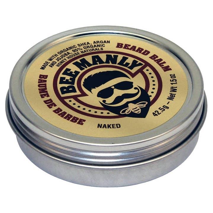 Honey House Naturals - Wholesale Beard Styling Product - Bee Manly Beard Balm - Individual - Organic5