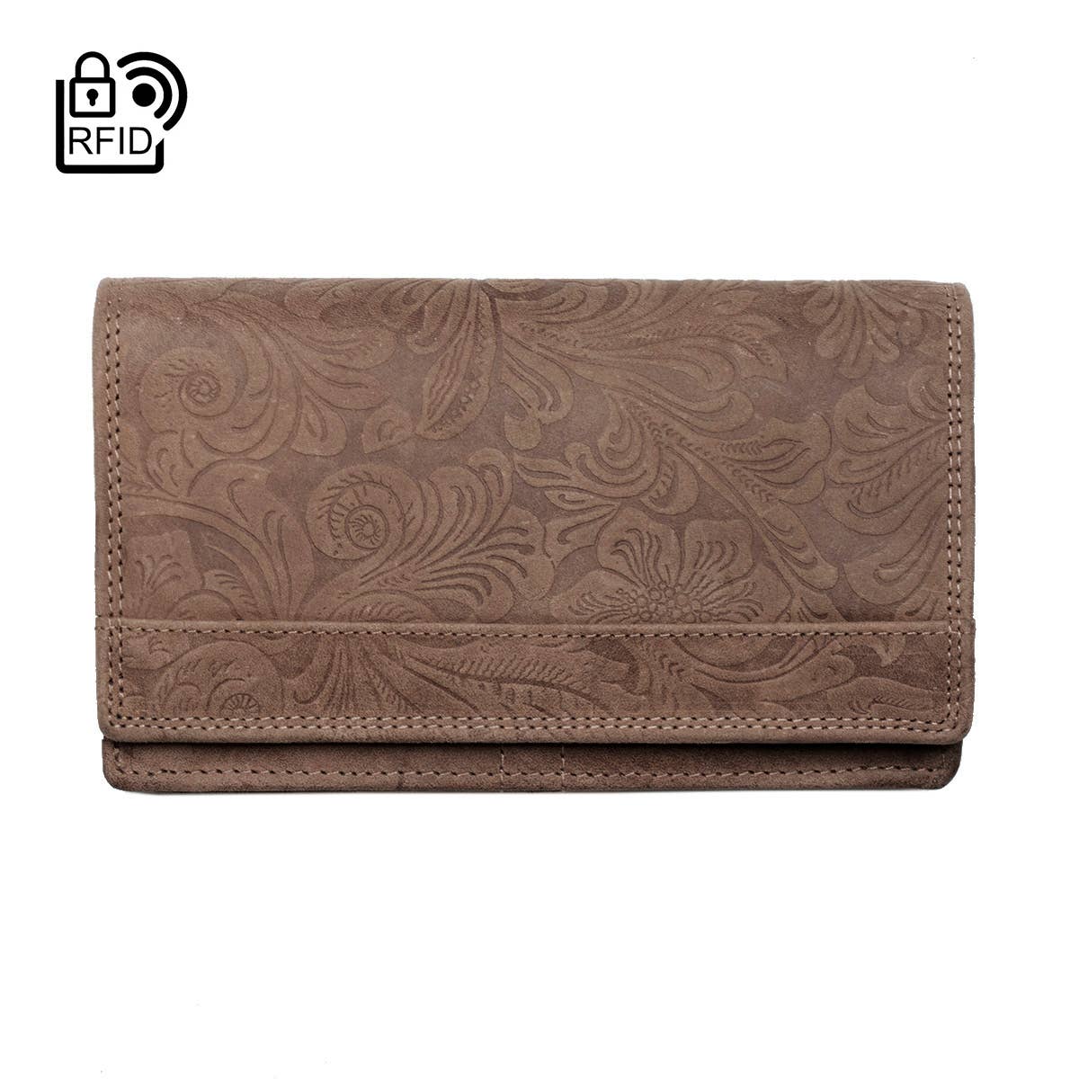 Arrigo - Wholesale Wallet - Women's - Ladies Wallet Leather - RFID - With Floral Print8