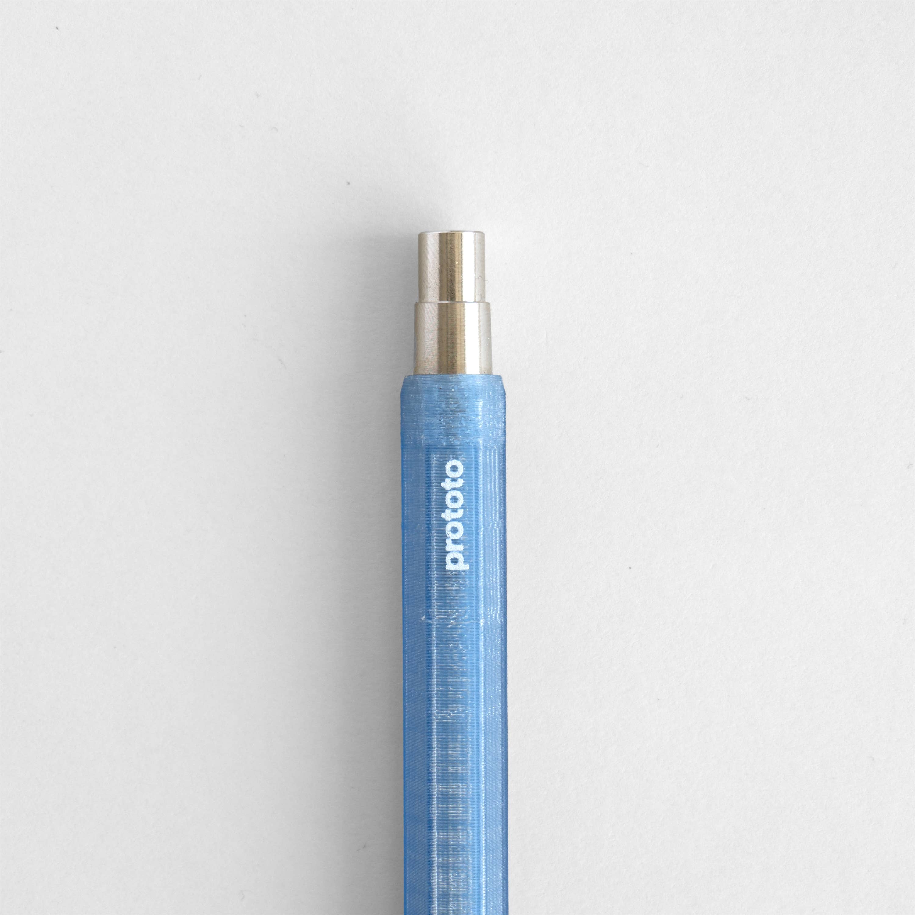 Prototo - Wholesale Pen - Blue Circular Ballpoint Pen Sustainable Recycling3