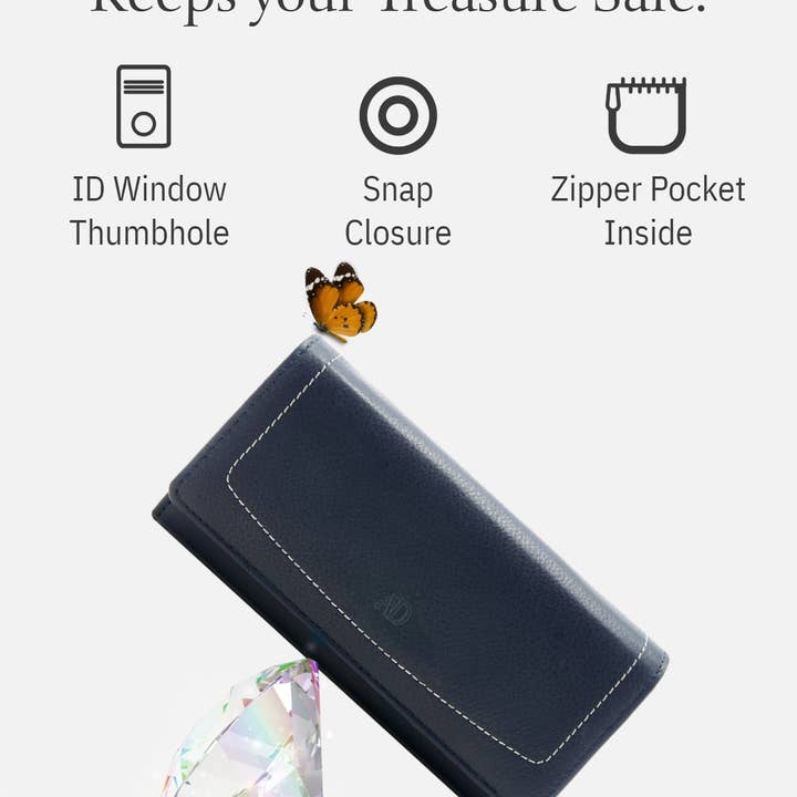 Access Denied Accessories - Wholesale Wallet - Women's - Accordion Clutch Wallet for Women Removable Checkbook Holder7