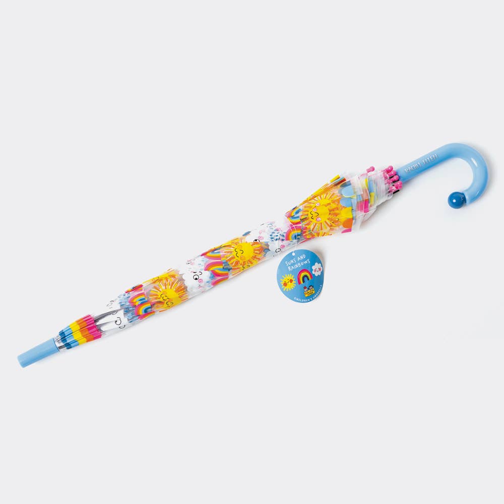 Rachel Ellen Designs – Großhandel Regenschirm – Kinder – Kinderregenschirm - Sonne, Regenbögen & Wolken5