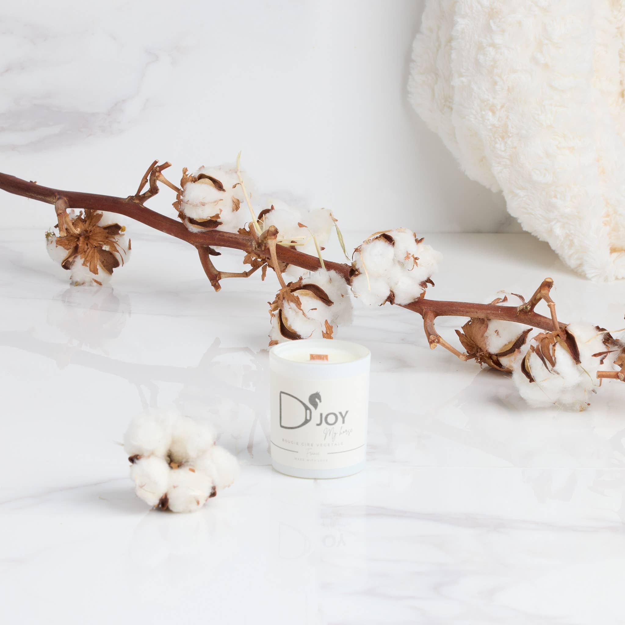 D'JOY by Cheval&Senteurs - Wholesale Jar/Filled Candle - Mini candle "D'Joy my Horse"