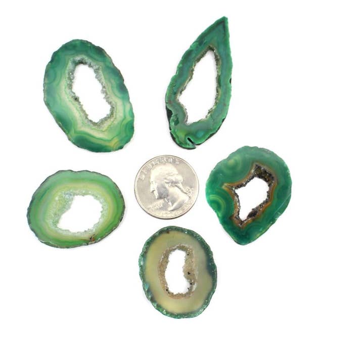 Rock Paradise – Engroshandel Spirituelle sten og krystaller – Krystal Druzy agatskiver med naturligt Druzy Center4