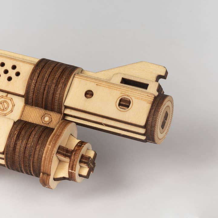 Hands Craft - Wholesale Puzzle - Kids - DIY 3D Puzzle Terminator M870 Rubber Band Gun6