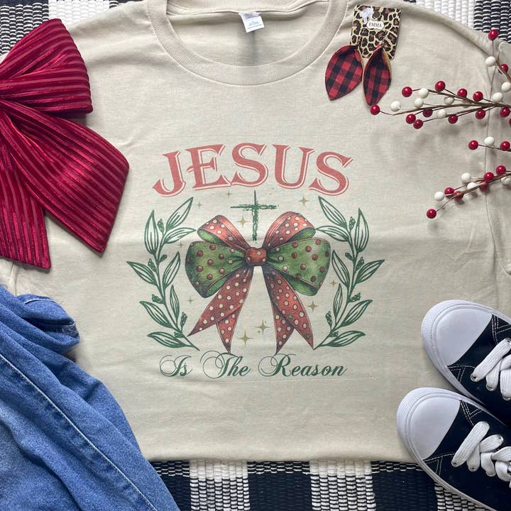 Citrine Daisy - Wholesale Screen Printed T-Shirt - Women's - Jesus is the reason (T-Shirt)