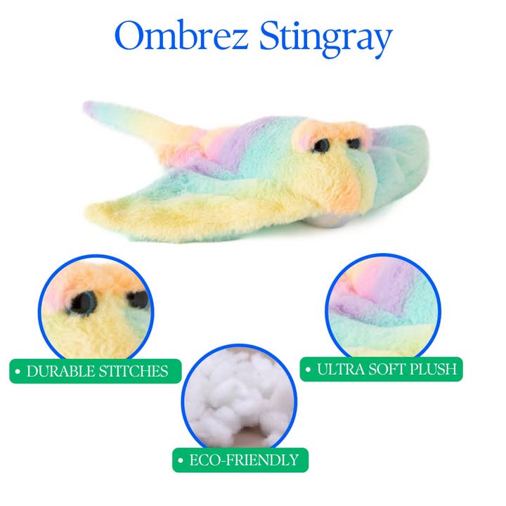 The Petting Zoo - Vente Peluche – enfant et bébé - 22" (56cm) Ray Ombrez Arc-en-ciel6