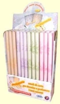 GENNYUS - Wholesale Retailer Display - Beauty & Wellness - SCENTED PAPER ROLL FOR DRAWERS 42 cm diam.50