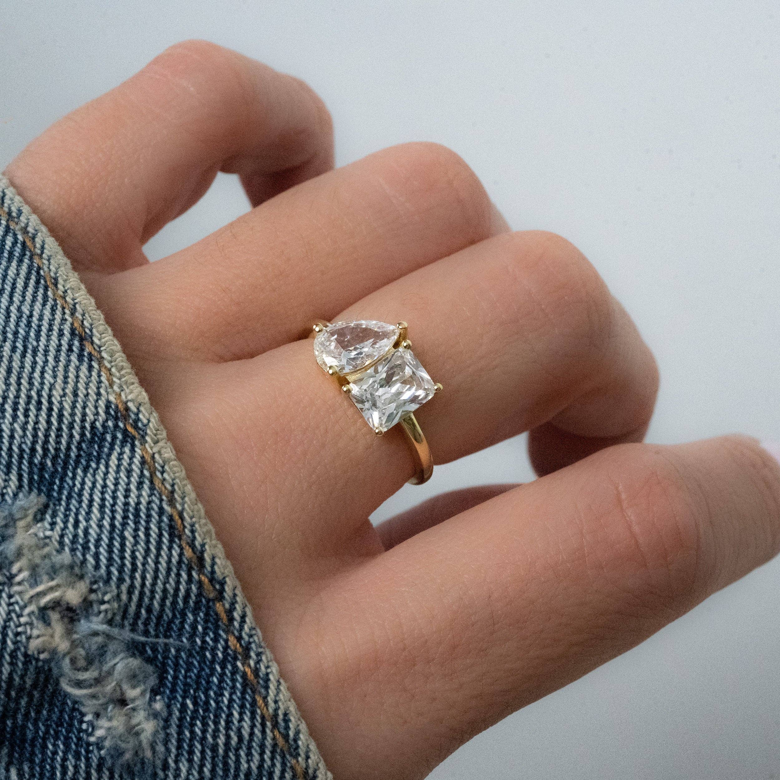 Sami Jewels - Wholesale Multi-Stone Ring - Toi et Moi Ring6