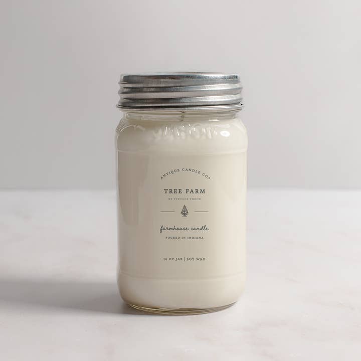 Antique Candle Co.® - Wholesale Jar/Filled Candle - Tree Farm - Soy Wax Mason Jar Candle1