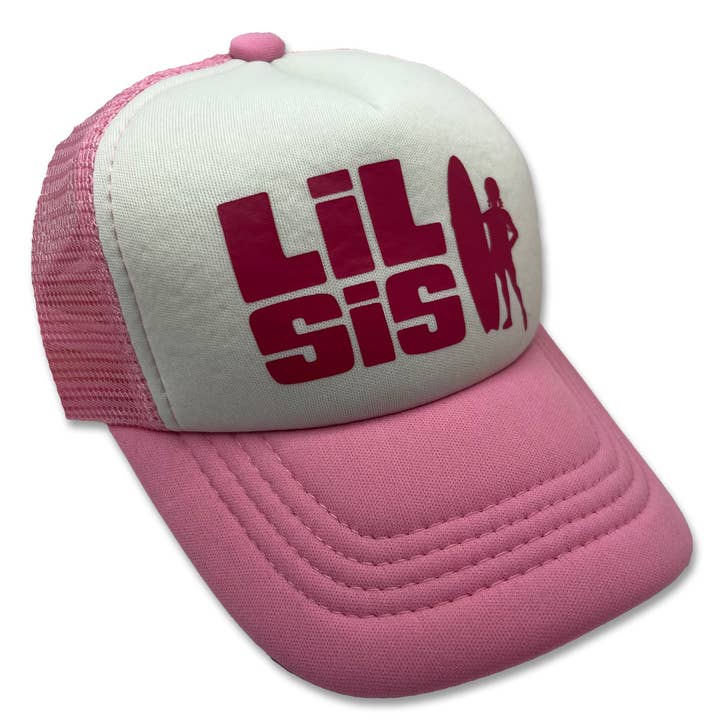 Boné Trucker Rosa Sol Baby Lil Sis por atacado de Sol Baby