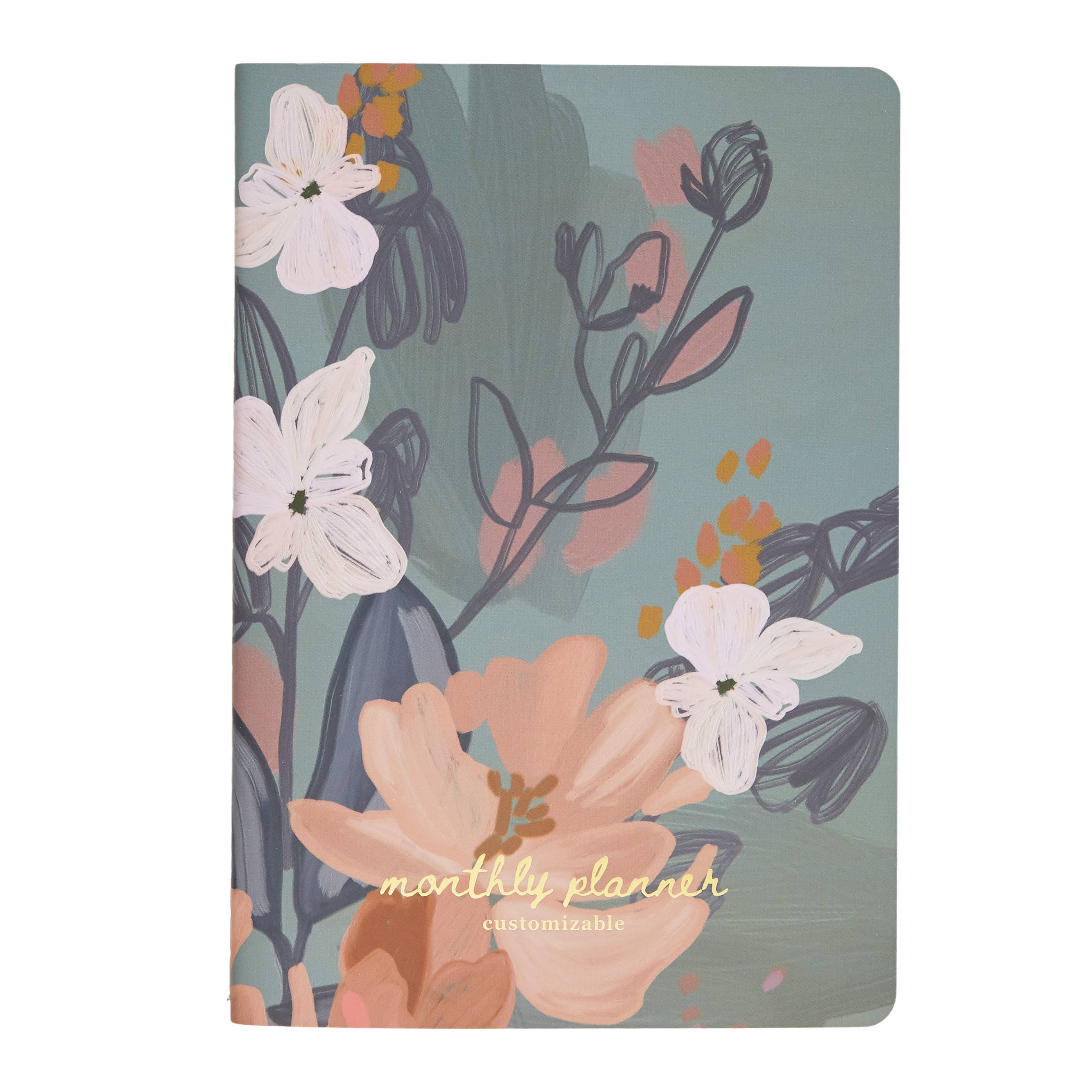 Erin Condren Design - Vente Agendas - Petit agenda mensuel non daté - Bold Blooms7