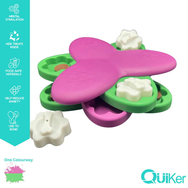 Quiker Pet Products - Wholesale Pet Toy - Dog - Flower Puzzle Toy - Dog Toy - Brain Training2