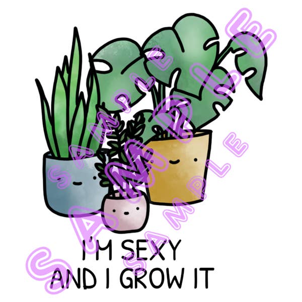 Adesivo Divertente Carino Piante da Giardino Sexy Baun Bon JB309 per la vendita all'ingrosso da parte di Hilda74 Retro Designs