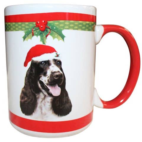 E&S Pets - Wholesale Christmas Decoration - Springer Spaniel XXX Closeout Christmas Mug