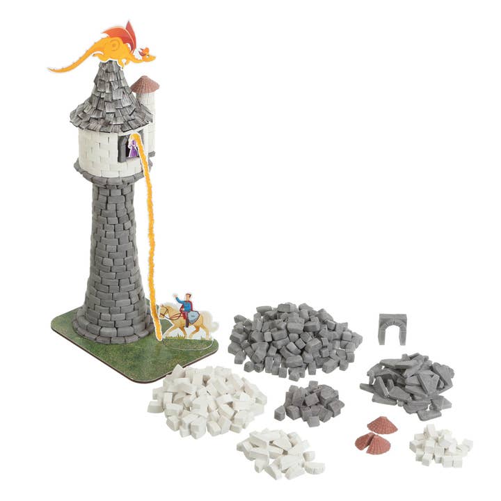 Fainotoys - Vente Jeu construction – enfant - Wise Elk™ Princesse dans la tour4