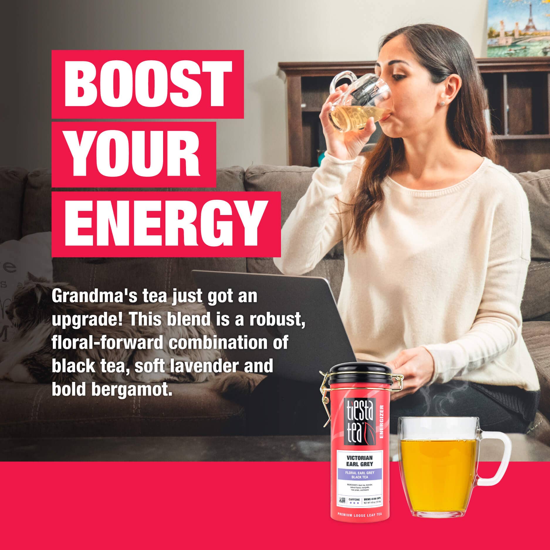 Tiesta Tea Company (loose leaf teas & accessories) - Wholesale Loose Tea - Victorian Earl Grey - Floral Earl Grey Black Tea3