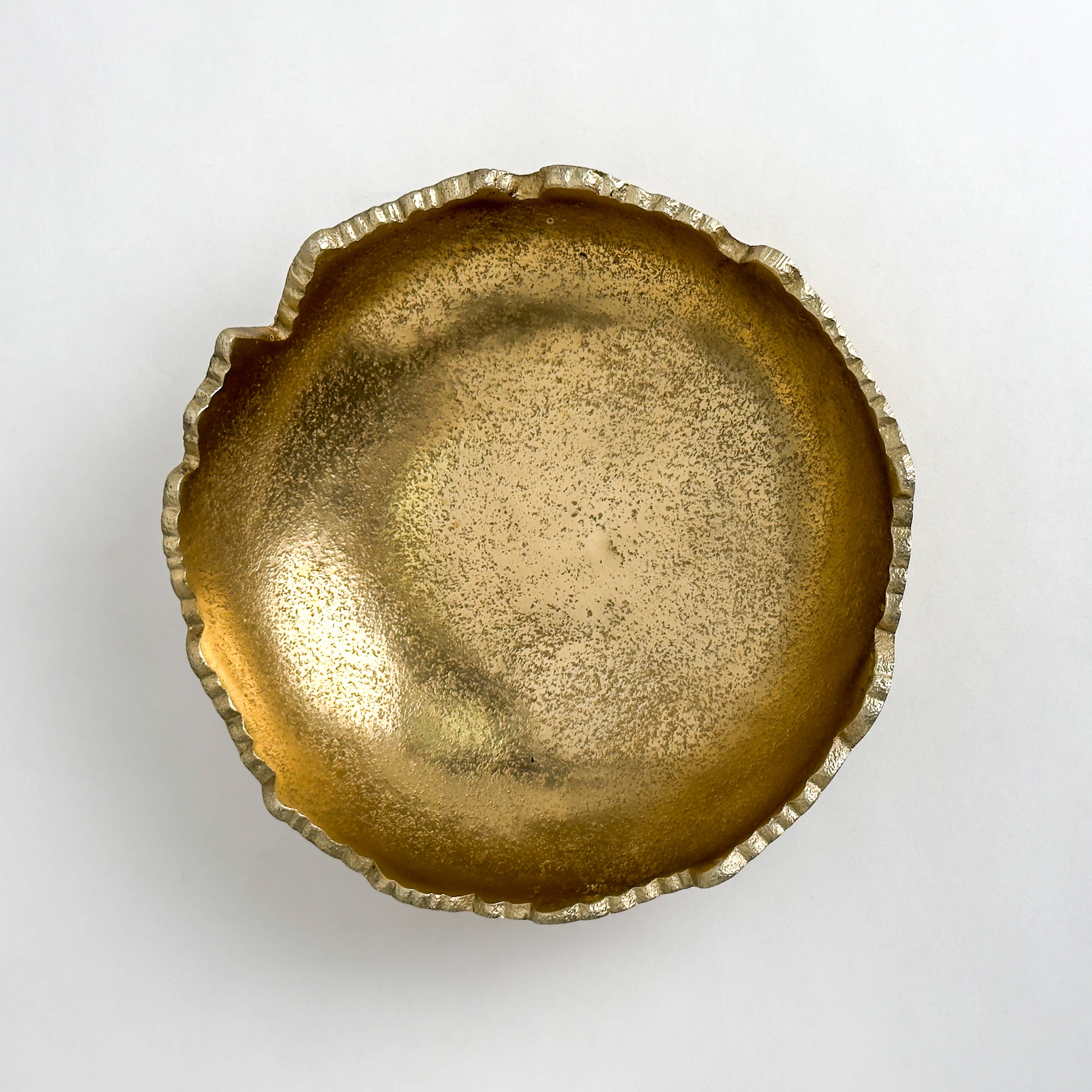 India Handicrafts Inc - Wholesale Decorative Plate/Dish/Bowl - Gilded Texture Bowl2