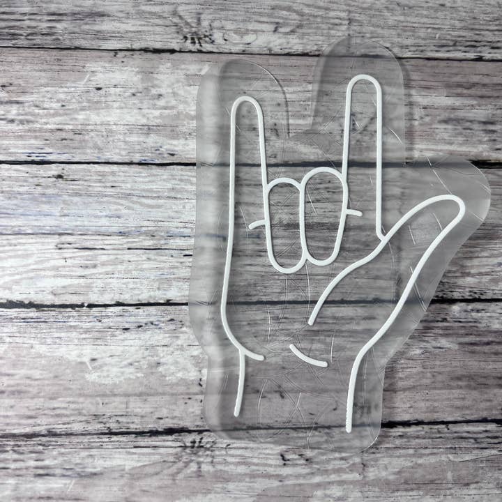 The Teaching Duo – wholesale Suncatcher – I Love You ASL Rainbow Catcher Decal, Sun Catcher Decal1