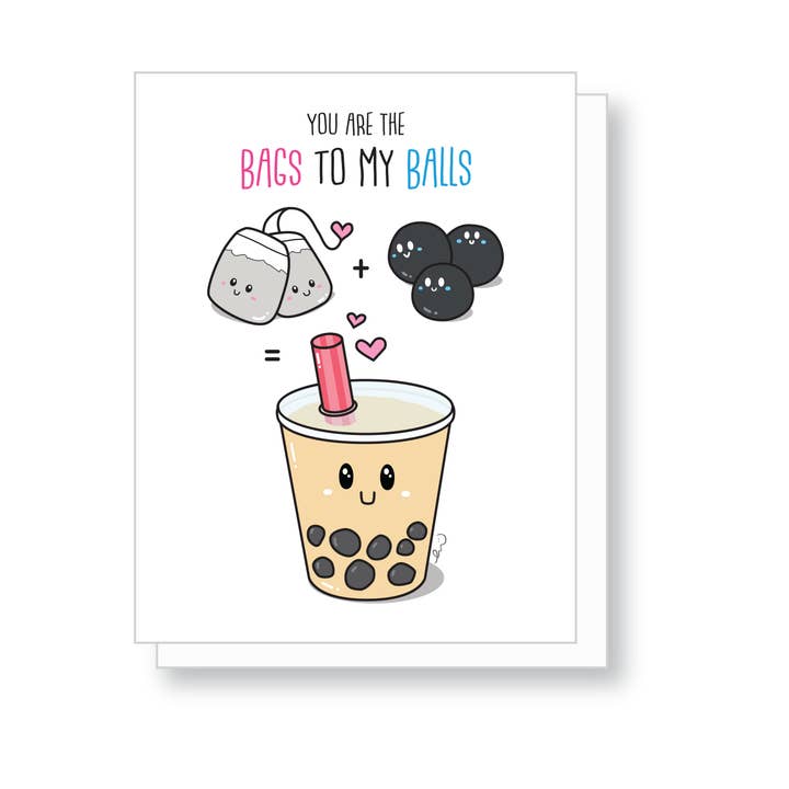 Emii Creations - Wholesale Love Card - Bags to My Balls Greeting Card