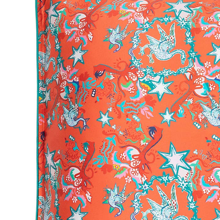 Jessica Russell Flint - Vente Taies/housses d'oreiller - Taie d'oreiller en soie/« Golden Goose »1