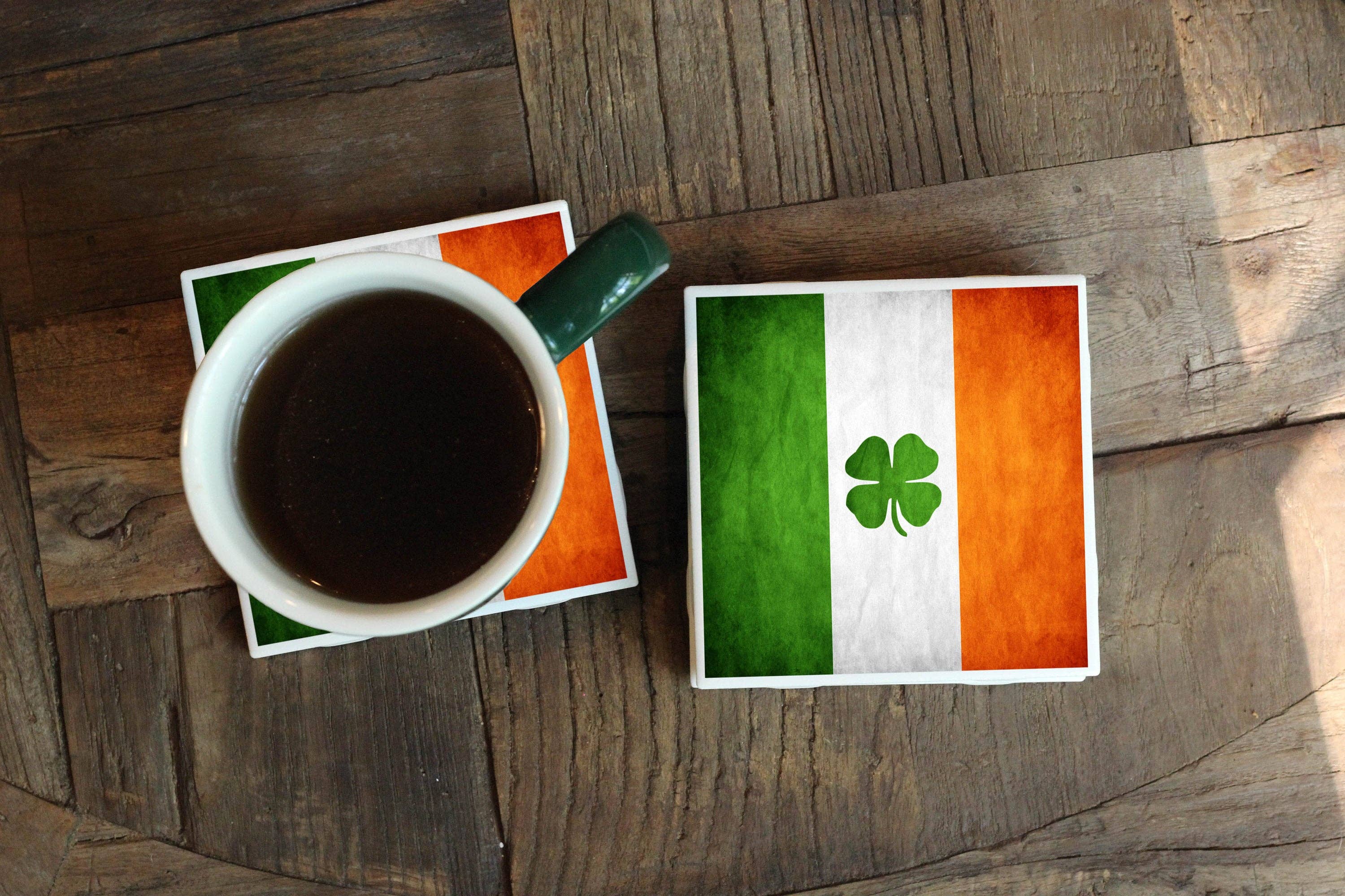 Melody Press Co. - Wholesale Coasters - Ireland Flag Coaster0