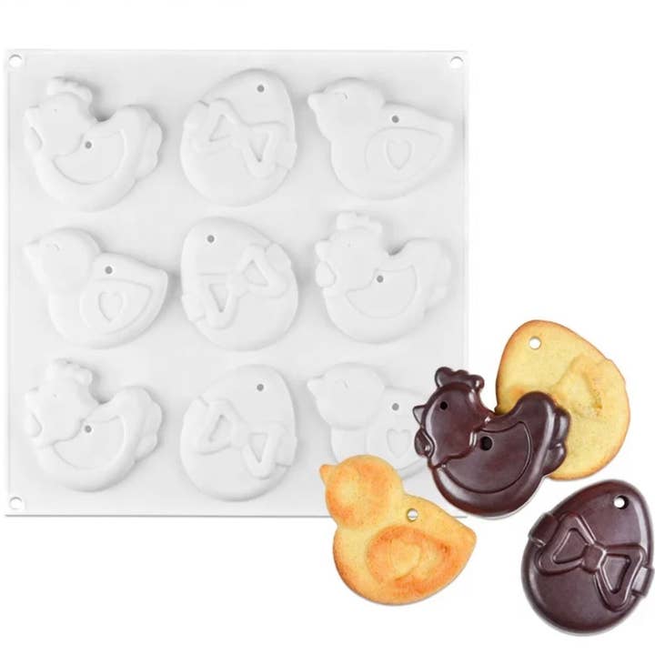 Chicken and Egg Mould - Easter for wholesale by Wax Melt Moulds and Supplies