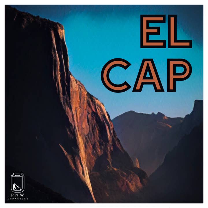 El Cap Sticker for engroshandel hos PNW Departure