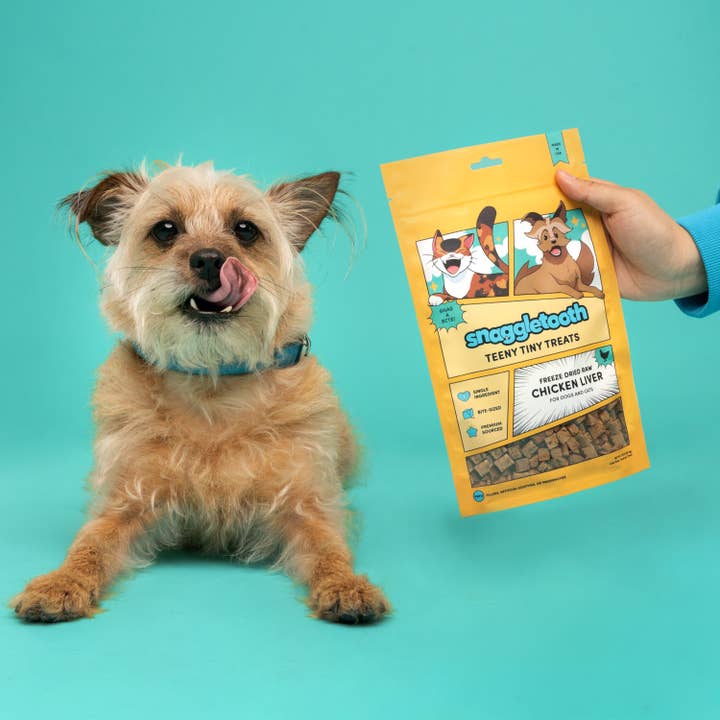 Snaggletooth Pets - Wholesale Pet Treats - Dog - Chicken Liver - Freeze Dried Raw Teeny Tiny Treats4