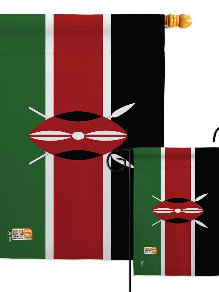 Kenya Regional Nationality Decor Flag for wholesale by Two Group Flag Co