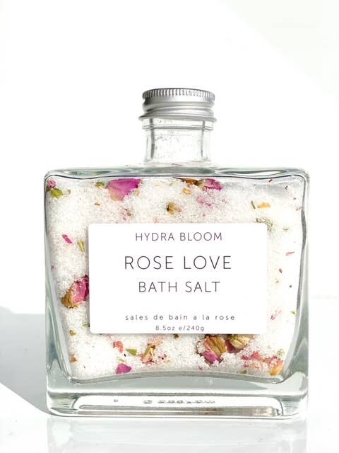 Hydra Bloom Beauty - Wholesale Bath Salts - Rose Love Bath Salts Gifts6