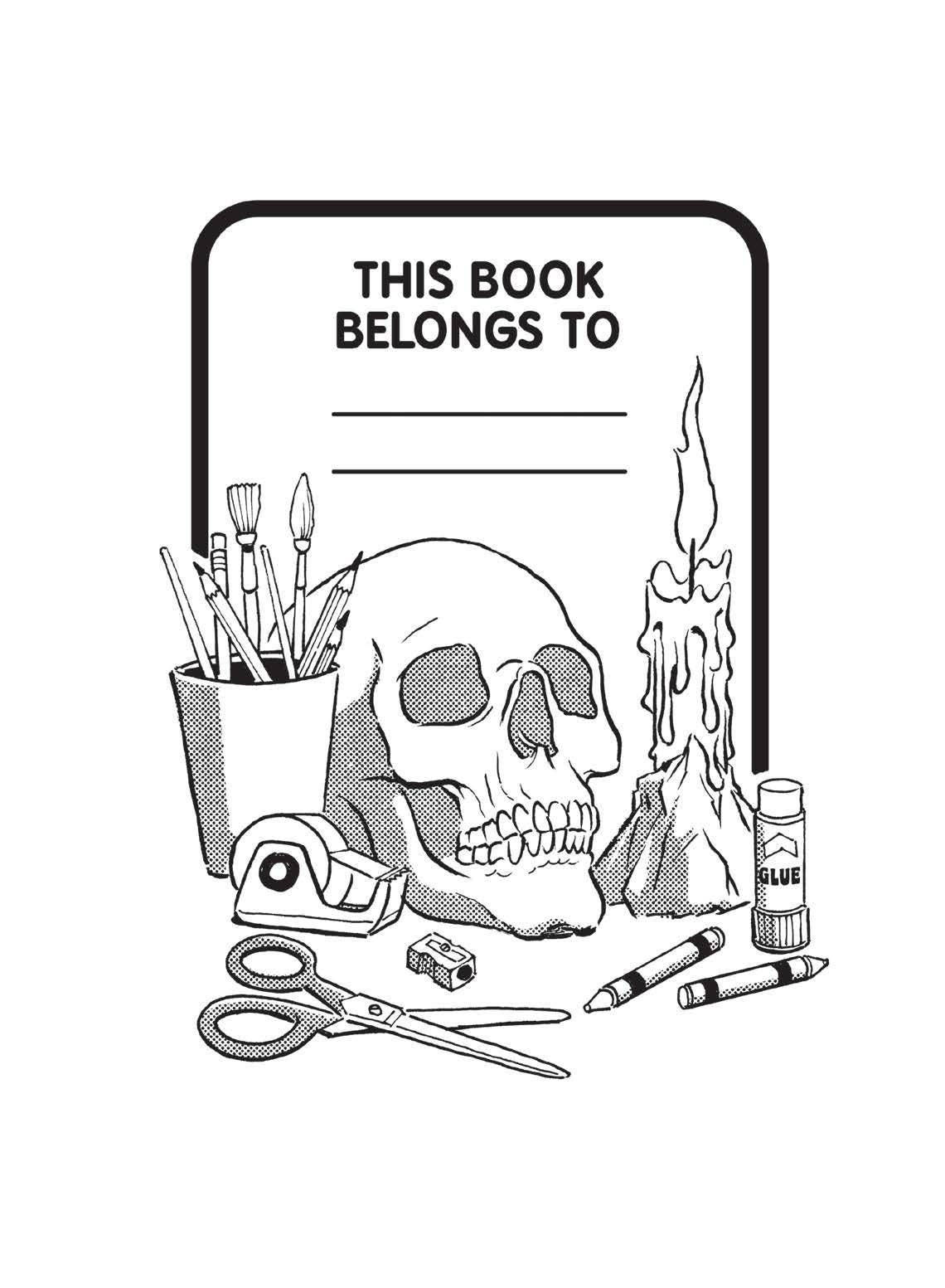 Chronicle Books - Wholesale Coloring & Activity Book - Adult - Let's Summon Demons9