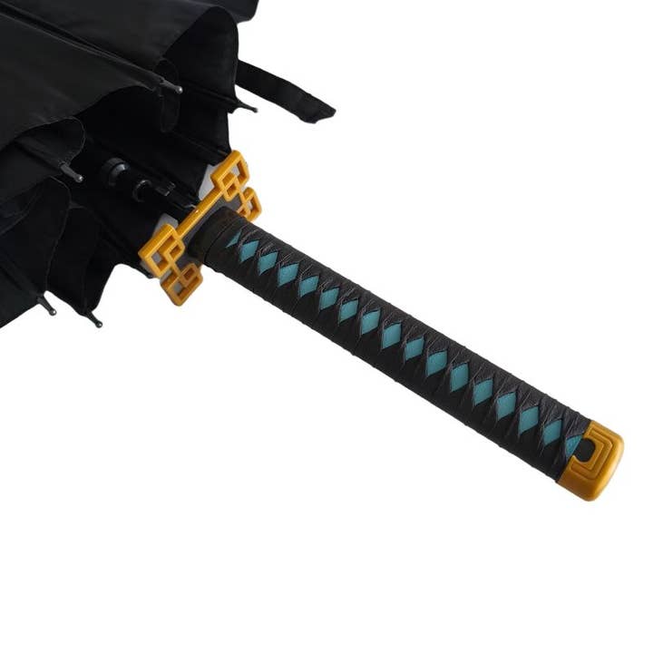 CLICK ARMS - Wholesale Umbrella - Unisex - Katana Style Umbrella Demon Slayer Muichiro Tokito Pattern1