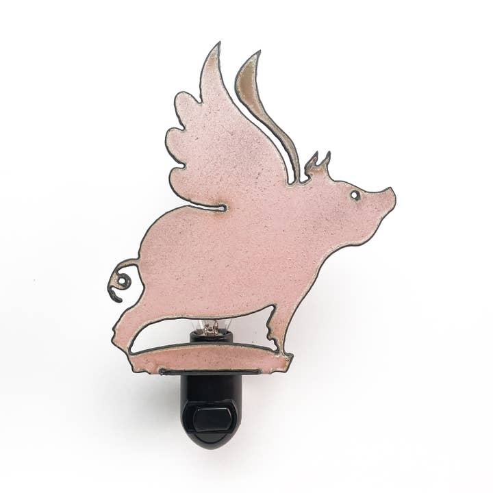 Iron Jewel – Luz noturna por atacado – Luz noturna voando porco caprichoso adolescente fazenda EUA reciclado eco1