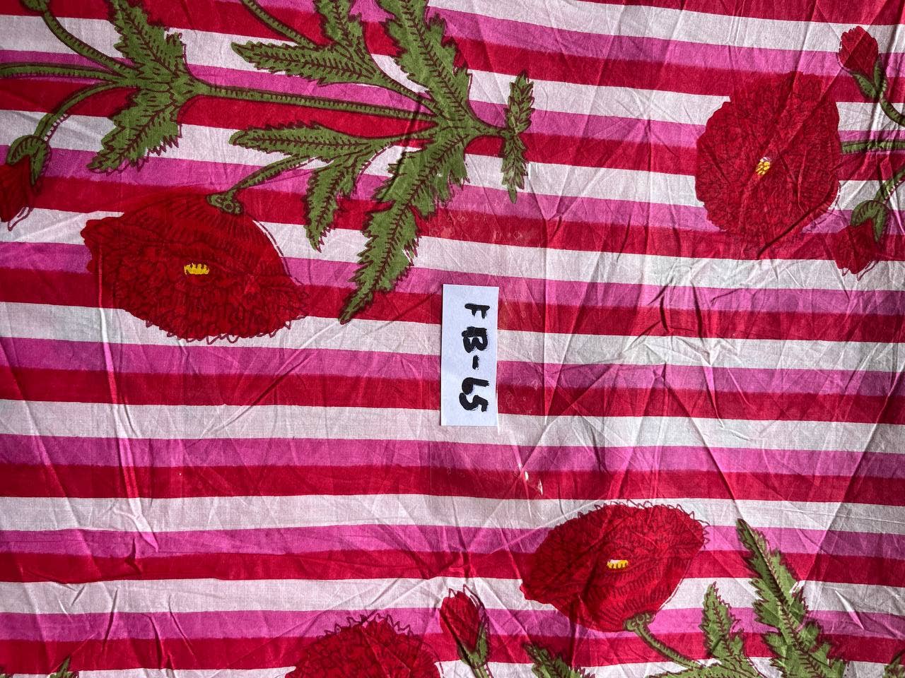 GYPSY STUDIO - Wholesale Fabric Paint - Floral Printed Cotton Fabric Dressmaking Fabric By The Yards2