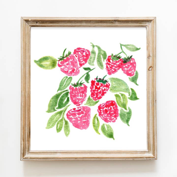 Raspberries Print for wholesale by Studio C Paper