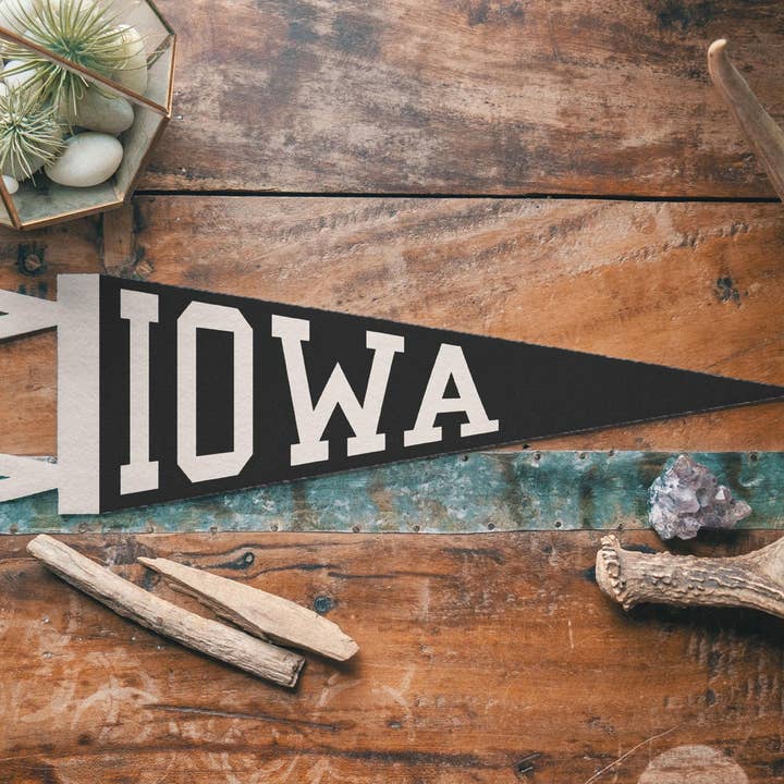 Benoit's Design Co. - Wholesale Sign - Custom Varsity Name Felt Pennant - Bold4