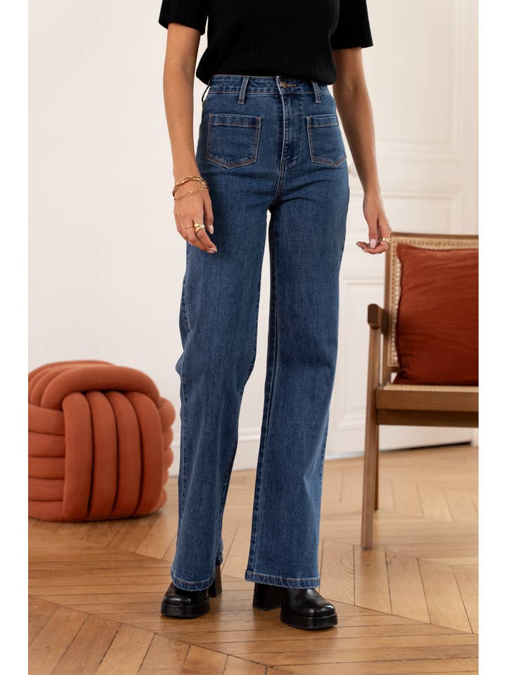 Oraije Paris - Wholesale Jeans - Women's - Gaspard wide jeans10