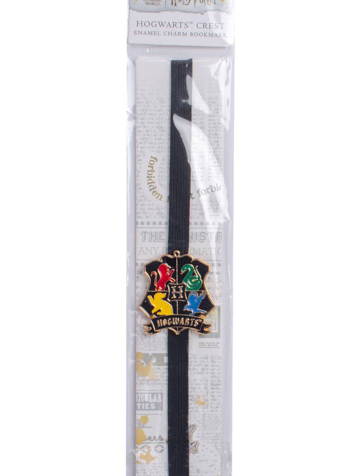 Hogwarts Crest Enamel Charm Bookmark for wholesale by Insight Editions UK