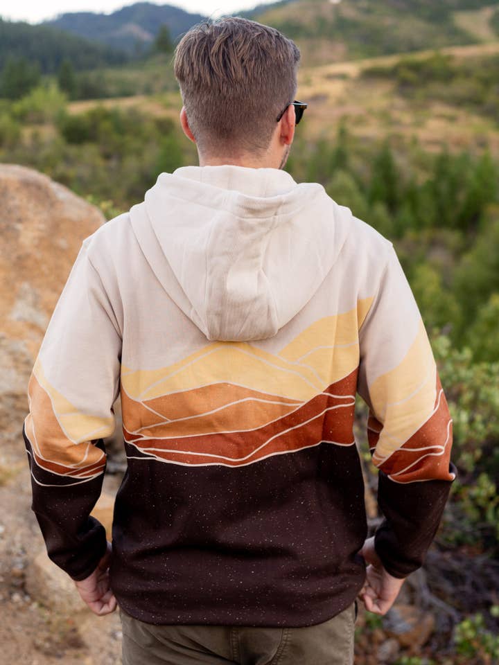 Happy Earth - Wholesale Hoodie – Unisex - Retro Range Zip Hoodie6