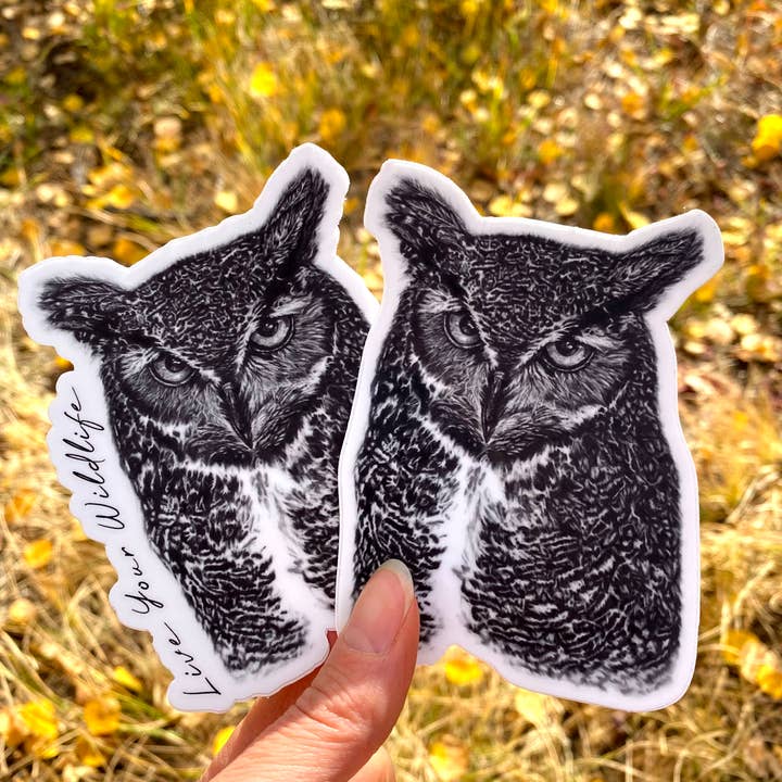 Watcher at Dusk: Vinyl Stickers for wholesale by Dark Fox Creative