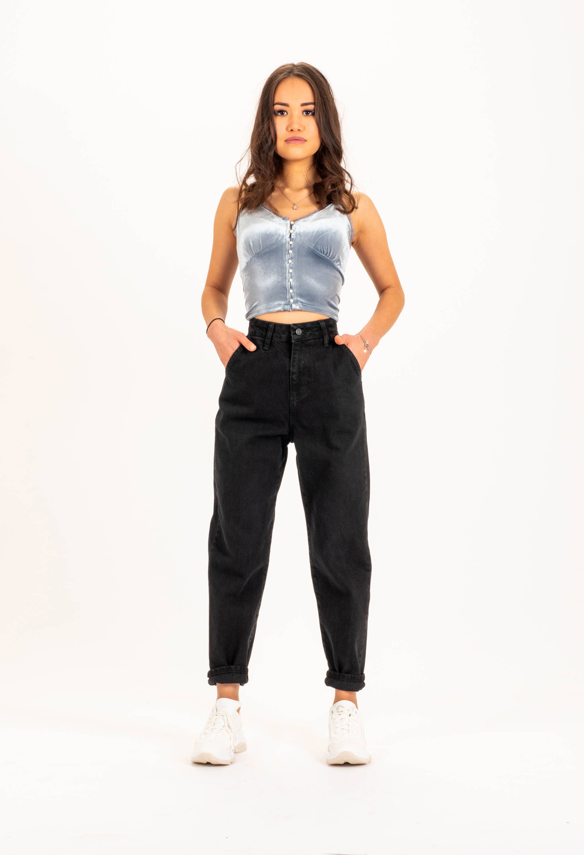 SPONTANÉ - Wholesale Jeans - Women's - MOM jeans women - High waist - 80s style revisited2