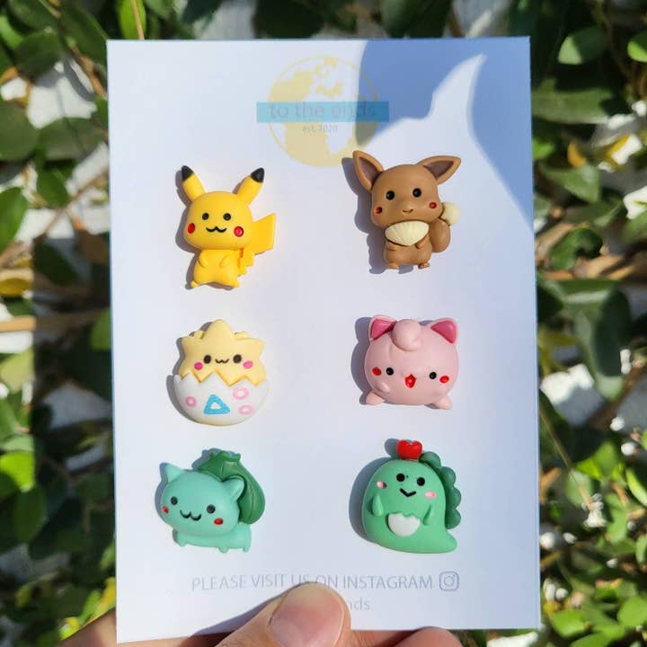 Kawaii Pokemon-Inspired Shoe Charms For Crocs for wholesale by To The Ends