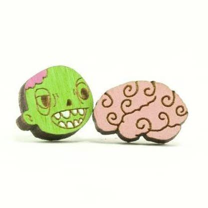 Zombie Earrings for wholesale by Unpossible Cuts