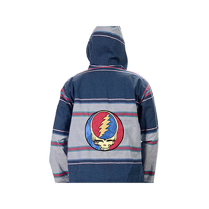 Wholesale Grateful Dead Steal Your Face Hand Embroidered Hoodie for your store Faire